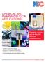 CHEMICAL AND PHARMACEUTICAL APPLICATIONS
