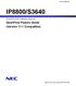 NWD IP8800/S3640. IP8800/S3640 Software Manual. OpenFlow Feature Guide (Version 11.1 Compatible) ISSUE DATE: MAY, 2010 (FIRST EDITION)