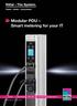 Modular PDU Smart metering for your IT