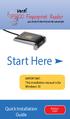 Start Here. P5100 Fingerprint Reader. Quick Installation Guide. Verifi. IMPORTANT. This installation manual is for Windows 10.