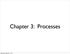 Wednesday, September 14, Chapter 3: Processes