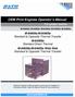 OEM Print Engines Operator s Manual