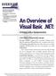 An Overview of Visual Basic.NET: A History and a Demonstration