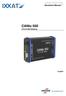 Quickstart Manual. CANio 500. I/O-to-CAN Gateway. English