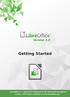 Getting Started with LibreOffice 3.4