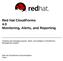 Red Hat CloudForms 4.0 Monitoring, Alerts, and Reporting