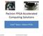 Pactron FPGA Accelerated Computing Solutions