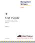 User s Guide. Management Software AT-S24 FOR USE WITH AT-8216FXL, AT-8224XL, AND AT-8288XL FAST ETHERNET SWITCH PRODUCTS VERSION 2.