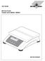 User manual. METTLER TOLEDO Compact scales BBA462 / BBK462.