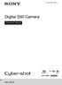 (1) Digital Still Camera. Instruction Manual DSC-WX70