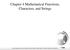 Chapter 4 Mathematical Functions, Characters, and Strings