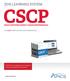 2016 LEARNING SYSTEM FOR CSCP CERTIFICATION EXAM PREPARATION. learncscp.com