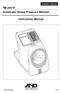 Automatic Blood Pressure Monitor. Instruction Manual