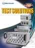 Mini-Circuits 1ST QUARTER 2017 PRODUCT LINE UPDATE TEST SOLUTIONS