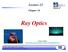Ray Optics. Lecture 23. Chapter 34. Physics II. Course website: