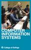 COMPUTER INFORMATION SYSTEMS