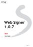 Web Signer User Guide. Version 1.9