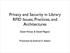Privacy and Security in Library RFID Issues, Practices, and Architectures