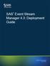 SAS Event Stream Manager 4.3: Deployment Guide