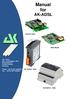 Manual for AK-ADSL EVA-KIT-ADSL. ADSL-Modul. AK Nord EDV- Vertriebsges. mbh Stormstrasse 8 D Itzehoe Germany