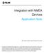 Integration with NMEA Devices Application Note