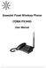 Axesstel Fixed Wireless Phone CDMA PX340G. User Manual