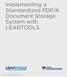 Implementing a Standardized PDF/A Document Storage System with LEADTOOLS