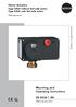 Mounting and Operating Instructions EB EN. Electric Actuators Type 5824 without fail-safe action Type 5825 with fail-safe action