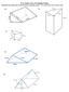 #1 A: Surface Area of Triangular Prisms Calculate the surface area of the following triangular prisms. You must show ALL of your work.