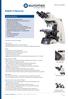 Delphi-X Observer HIGHLIGHTS TECHNICAL SPECIFICATIONS EYEPIECE(S) HEAD MULTIHEAD SYSTEM FACE-TO-FACE DUAL HEAD SYSTEM PRODUCT DATASHEET
