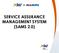 SERVICE ASSURANCE MANAGEMENT SYSTEM (SAMS 2.0)