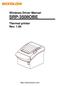 Windows Driver Manual SRP-350IIOBE Thermal printer Rev. 1.00