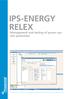 IPS-ENERGY RELEX. Management and testing of power system protection