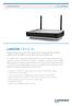 High-performance business VPN router with an integrated VDSL/ADSL2+ modem and dual-sim 4G LTE for secure multi-site networking