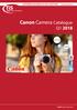 Canon Camera Catalogue
