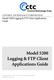 Model 5200 Logging & FTP Client Applications Guide