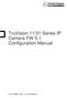 TruVision 11/31 Series IP Camera FW 5.1 Configuration Manual