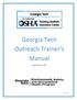 Georgia Tech Outreach Trainer s Manual