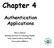 Chapter 4 Authentication Applications