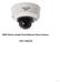 MPIX Series Vandal Proof Network Dome Camera. User s Manual