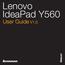 Lenovo IdeaPad Y560. User Guide V1.0