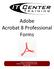 Adobe Acrobat 8 Professional Forms