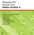 Managing PDF Reviews with Adobe Acrobat 8