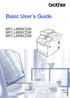 Basic User s Guide MFC-L8650CDW MFC-L8850CDW MFC-L9550CDW. Not all models are available in all countries. Version 0 UK/IRE