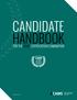 CANDIDATE HANDBOOK FOR THE CAMS CERTIFICATION EXAMINATION. a cams.org
