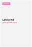 Lenovo K5. User Guide V1.0