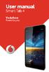 User manual. Smart Tab 4. Vodafone. Power to you