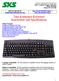 Thai Kedmanee Keyboard Instructions and Specifications