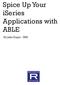 Spice Up Your iseries Applications with ABLE. By Jake Kugel - IBM