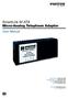 SmartLink M-ATA. Micro-Analog Telephone Adapter. User Manual